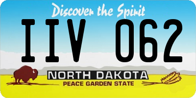 ND license plate IIV062