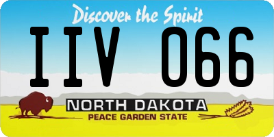 ND license plate IIV066