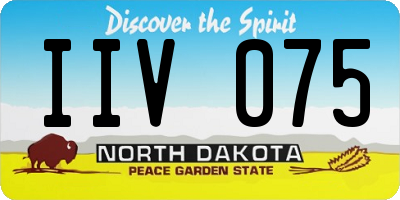 ND license plate IIV075
