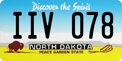 ND license plate IIV078