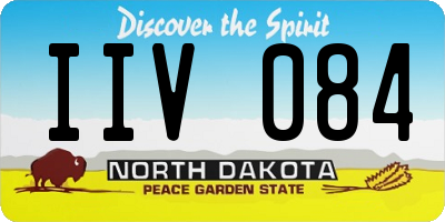ND license plate IIV084