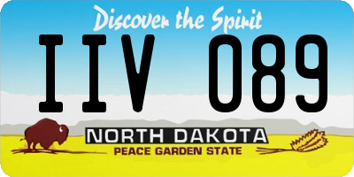 ND license plate IIV089