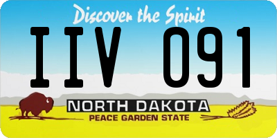 ND license plate IIV091