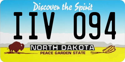 ND license plate IIV094