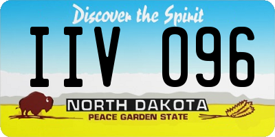 ND license plate IIV096