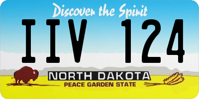 ND license plate IIV124