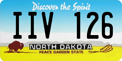 ND license plate IIV126