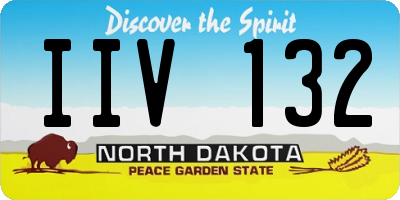 ND license plate IIV132