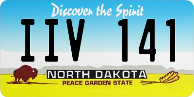 ND license plate IIV141