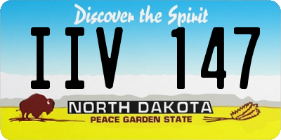 ND license plate IIV147