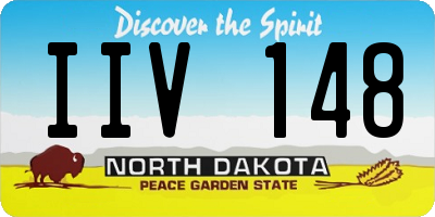 ND license plate IIV148
