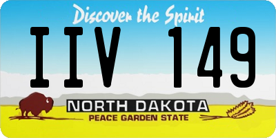 ND license plate IIV149