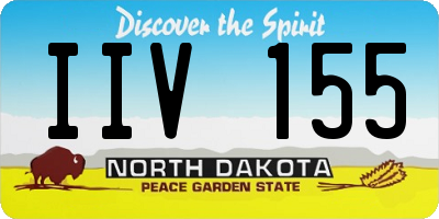 ND license plate IIV155