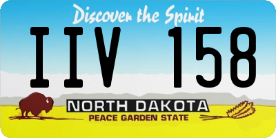 ND license plate IIV158
