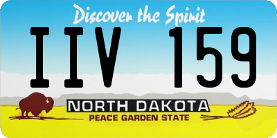 ND license plate IIV159