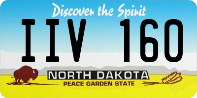 ND license plate IIV160