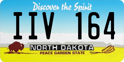 ND license plate IIV164
