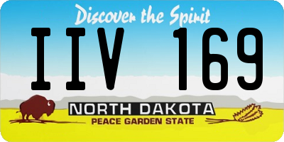 ND license plate IIV169
