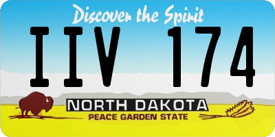 ND license plate IIV174