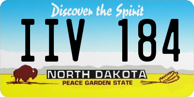 ND license plate IIV184
