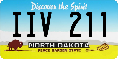 ND license plate IIV211