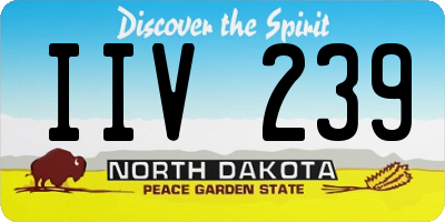 ND license plate IIV239