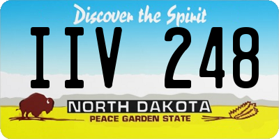 ND license plate IIV248