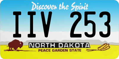 ND license plate IIV253