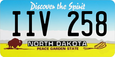 ND license plate IIV258