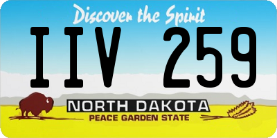 ND license plate IIV259