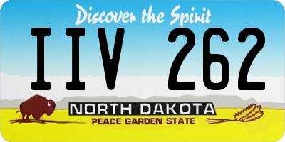 ND license plate IIV262