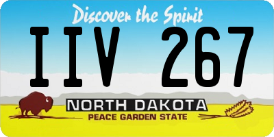 ND license plate IIV267