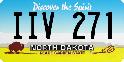 ND license plate IIV271