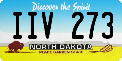 ND license plate IIV273