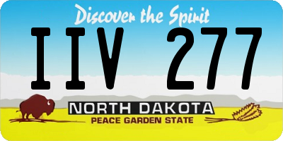 ND license plate IIV277