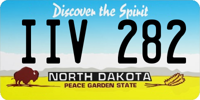 ND license plate IIV282