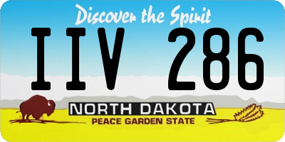 ND license plate IIV286