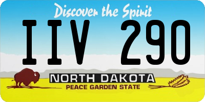 ND license plate IIV290