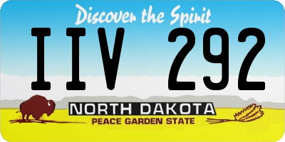 ND license plate IIV292