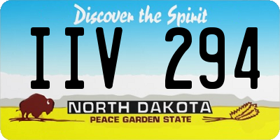 ND license plate IIV294