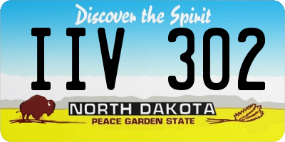 ND license plate IIV302