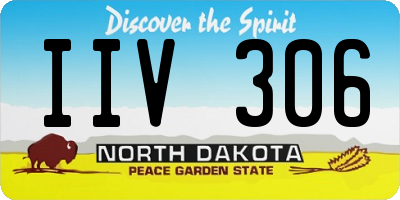 ND license plate IIV306