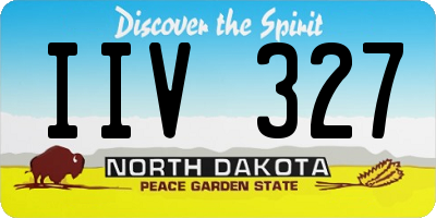 ND license plate IIV327