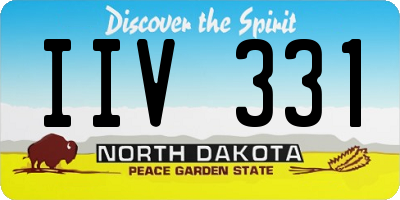 ND license plate IIV331
