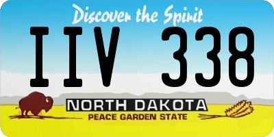 ND license plate IIV338