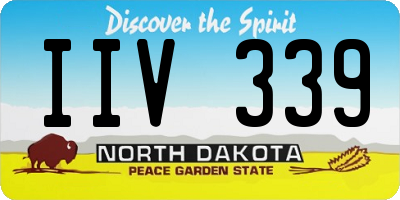 ND license plate IIV339