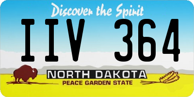 ND license plate IIV364