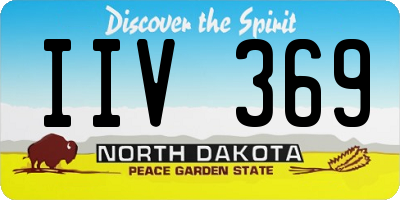 ND license plate IIV369