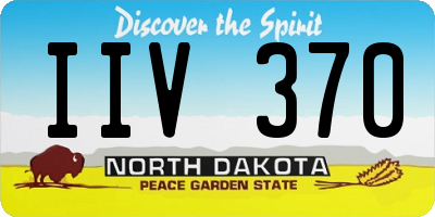 ND license plate IIV370