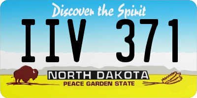 ND license plate IIV371